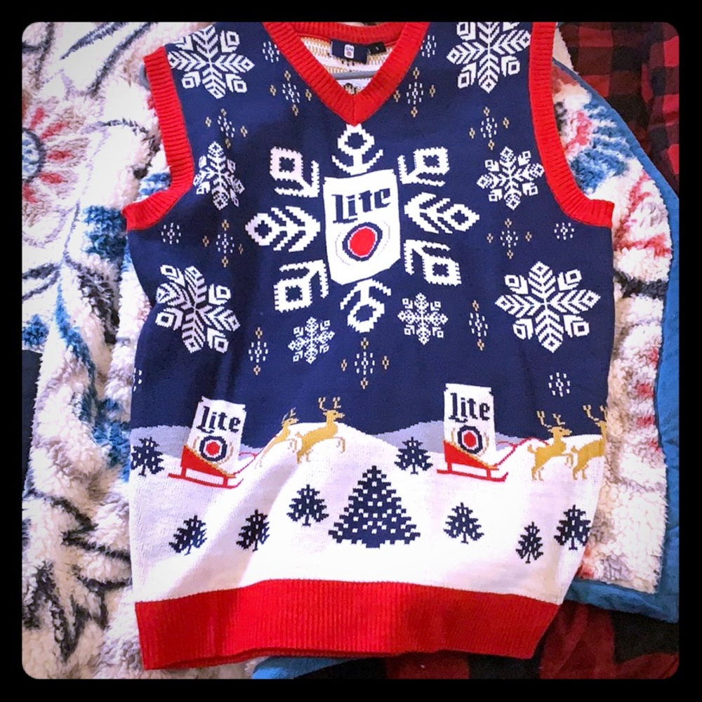 Miller lite sweater